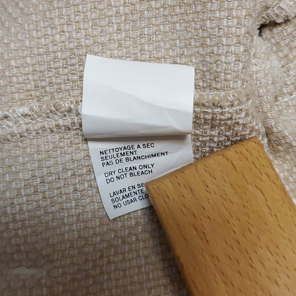 Tristan size 8 jacquard skirt suit cream / beige - Picture 5 of 7